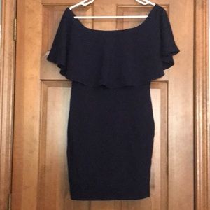 Off the shoulder navy dress size XL